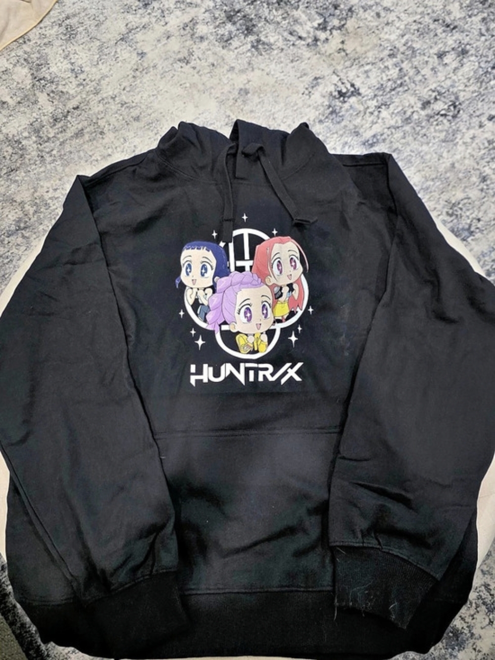 BIOWORLD KPop Demon Hunters Hoodie Graphic Hoodie Black XL Brand New